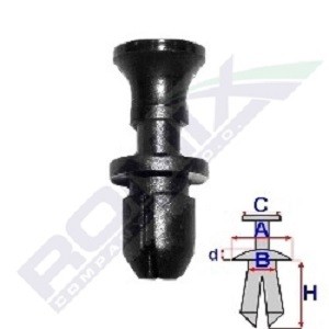 ROMIX Clip, trim / protective strip Article number: B26073 cheaply