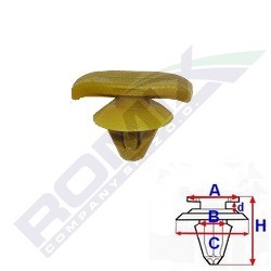 ROMIX Clip, trim / protective strip Article number: C60452 cheaply