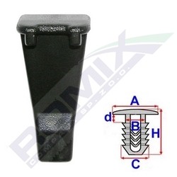ROMIX Clip, trim / protective strip Article number: C60548 cheaply