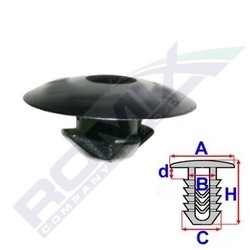 ROMIX Clip, trim / protective strip Article number: C60577 cheaply