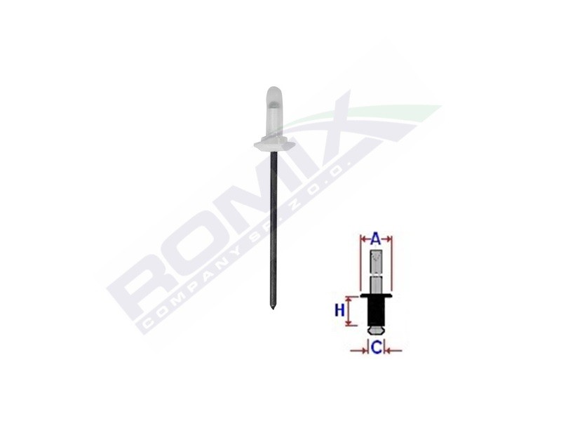 ROMIX Clip, trim / protective strip Article number: C70370 cheaply