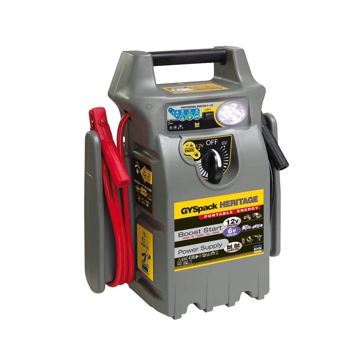 GYS Jumpstarter GYSPACK HERITAGE , - 6/12V Varenummer: 025844 billige