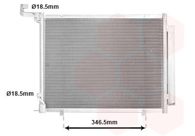 VAN WEZEL Air conditioning condenser Article number: 18015723 cheaply
