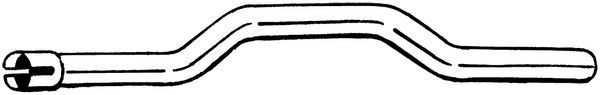 BOSAL Exhaust Pipe Article number: 800-267 cheaply