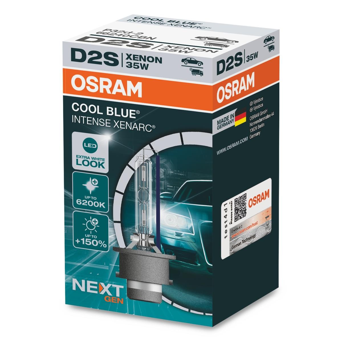 OSRAM 66240CBN Xenon lamp LANCER EVO IX - FQ-340 (CT9A) 350 PS Petrol 2013
