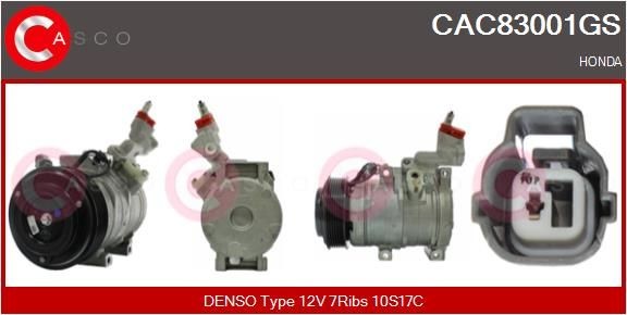 CASCO Air conditioning compressor Article number: CAC86049GS cheaply