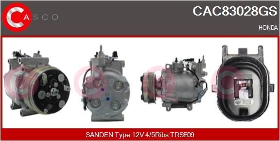 CASCO Air conditioning compressor Article number: CAC86073GS cheaply