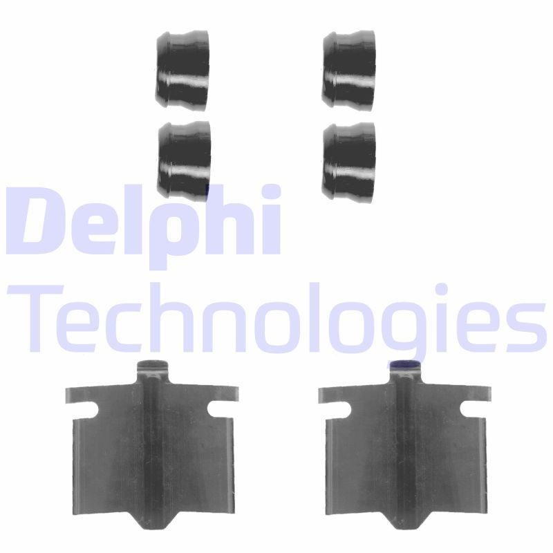 DELPHI LX0082 Lisakomplekt, ketaspiduriklotsid TRANSIT 2.0 78 HP Bensiin 1992