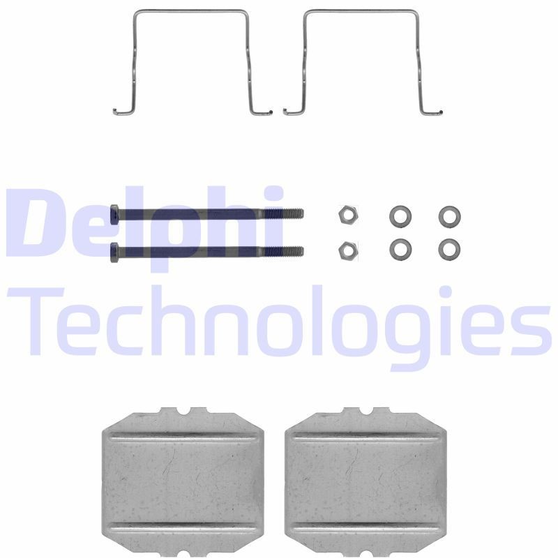 DELPHI LX0122 Monteringssæt til bremseklodser XM 3.0 V6 24V 200 HK Benzin 2000