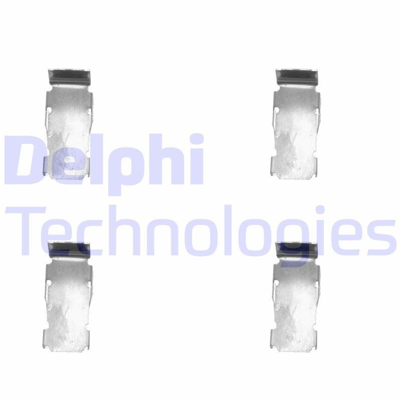 DELPHI LX0133 Lisakomplekt, ketaspiduriklotsid APPLAUSE 1.6 16V 99 HP Bensiin 2000