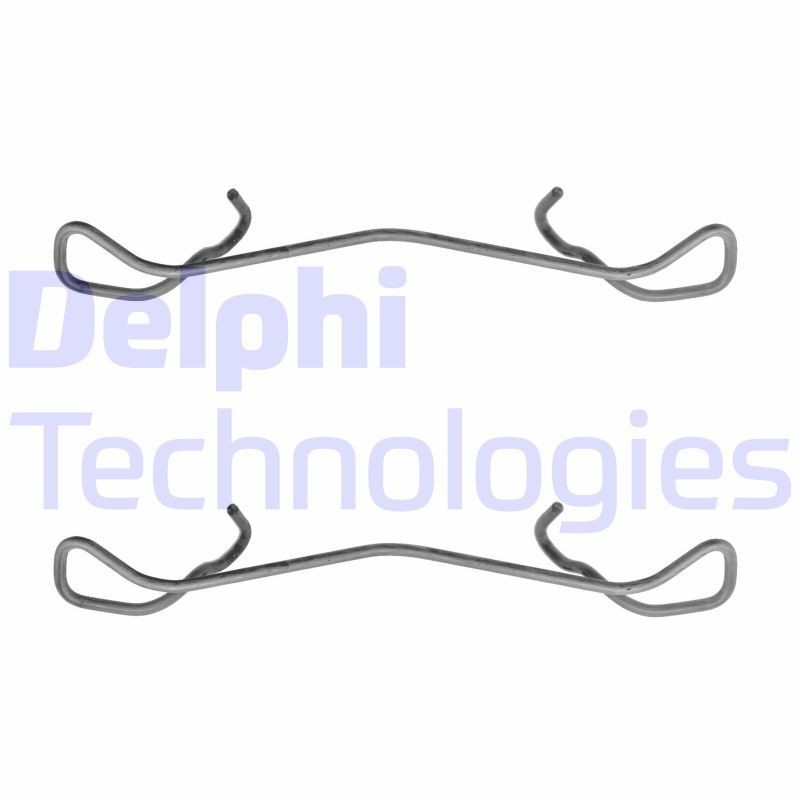 DELPHI LX0169 Monteringssæt til bremseklodser PRIMERA 1.9 dCi 116 HK Diesel