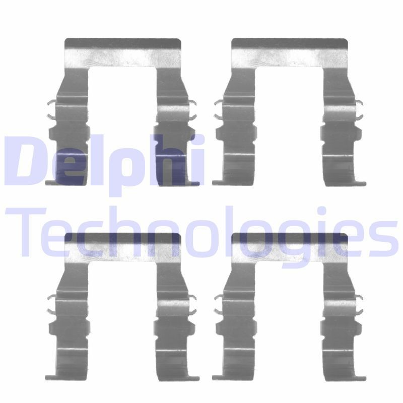 DELPHI LX0171 Lisakomplekt, ketaspiduriklotsid SIGMA 3.0 V6 (F17A) 177 HP Bensiin 1996