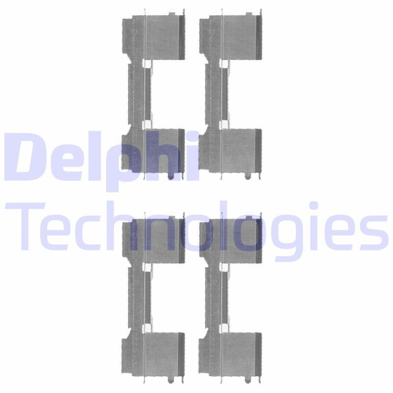 DELPHI LX0478 Lisakomplekt, ketaspiduriklotsid Daily 45C80E, 50C80E 109 HP Elektri