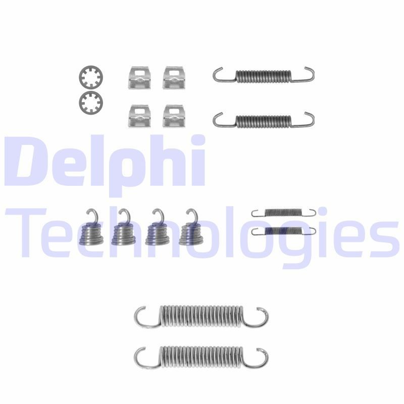 DELPHI LY1100 Lisakomplekt, Piduriklotsid TAGORA 2.1 116 HP Bensiin 1987