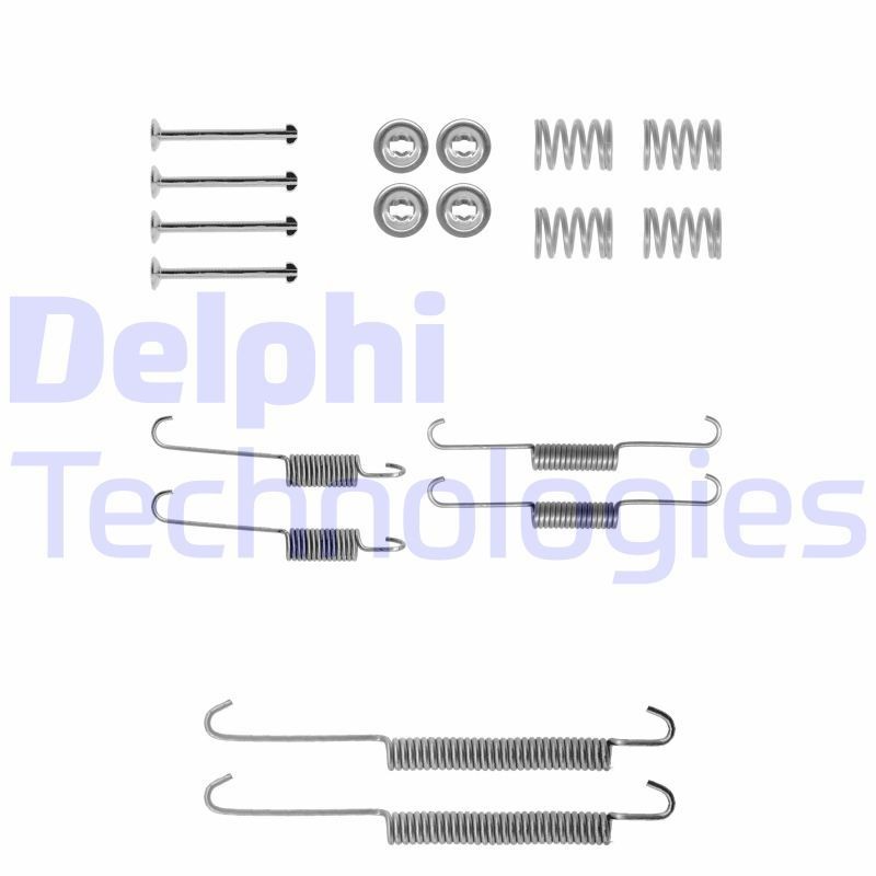 DELPHI LY1162 Lisakomplekt, Piduriklotsid TAGORA 2.1 116 HP Bensiin 1987