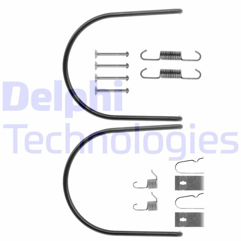 DELPHI LY1178 Lisakomplekt, Piduriklotsid CHARADE 1.0 TD 46 HP Diisel 1987
