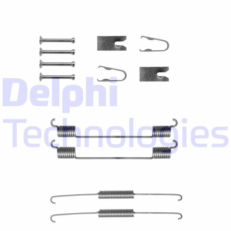 DELPHI LY1265 Lisakomplekt, Piduriklotsid PALIO 1.3 JTD Multijet (178BYE1AAT) 69 HP Diisel