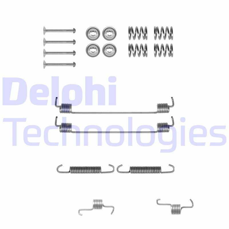 DELPHI LY1303 Accessory Kit, brake shoes CLIO 1.4 (B/CB0C, B/CB0S) 75 PS Petrol 2016
