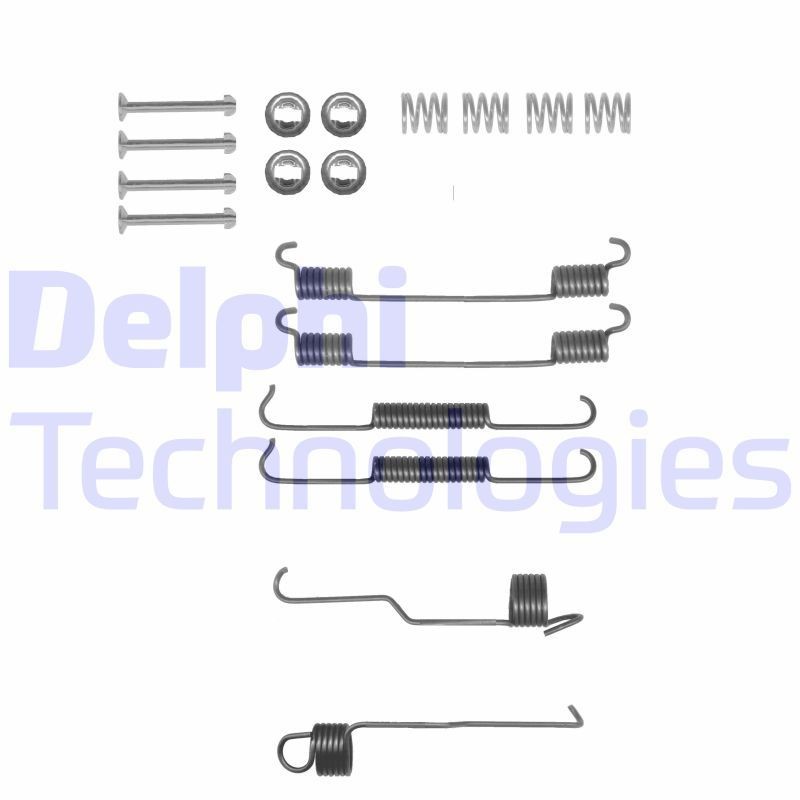 DELPHI LY1320 Lisakomplekt, Piduriklotsid PALIO 1.3 JTD Multijet (178BYE1AAT) 69 HP Diisel