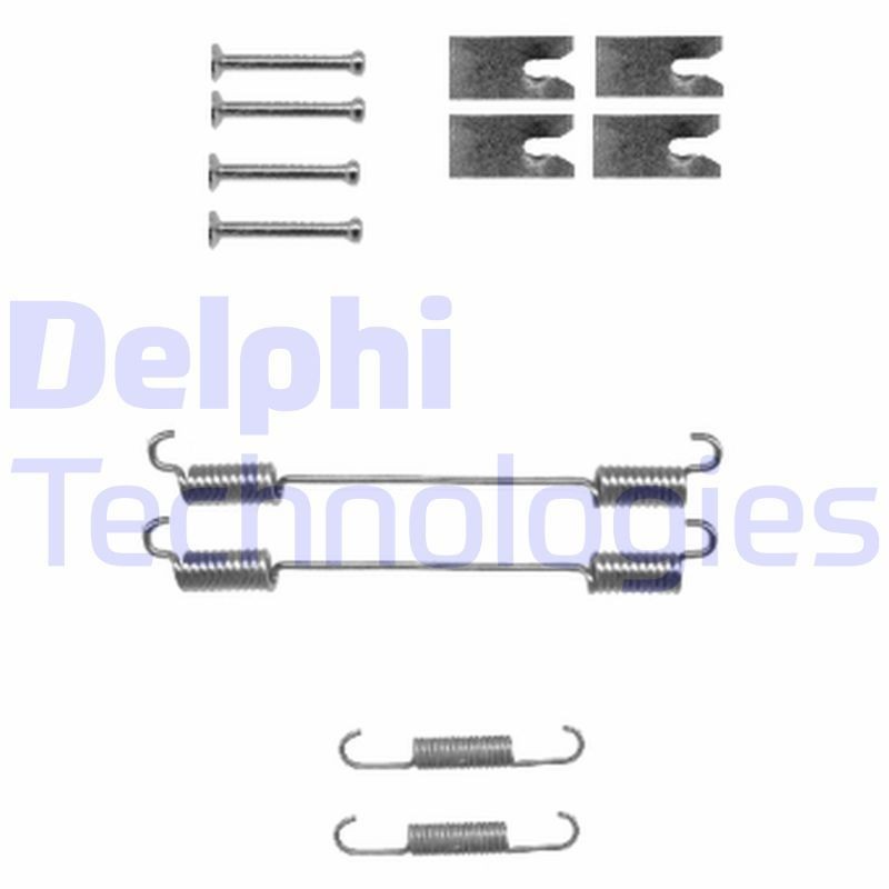 DELPHI LY1346 Lisakomplekt, Piduriklotsid DOBLO 1.6 D Multijet (263AXD1B, 263AXX1B) 105 HP Diisel