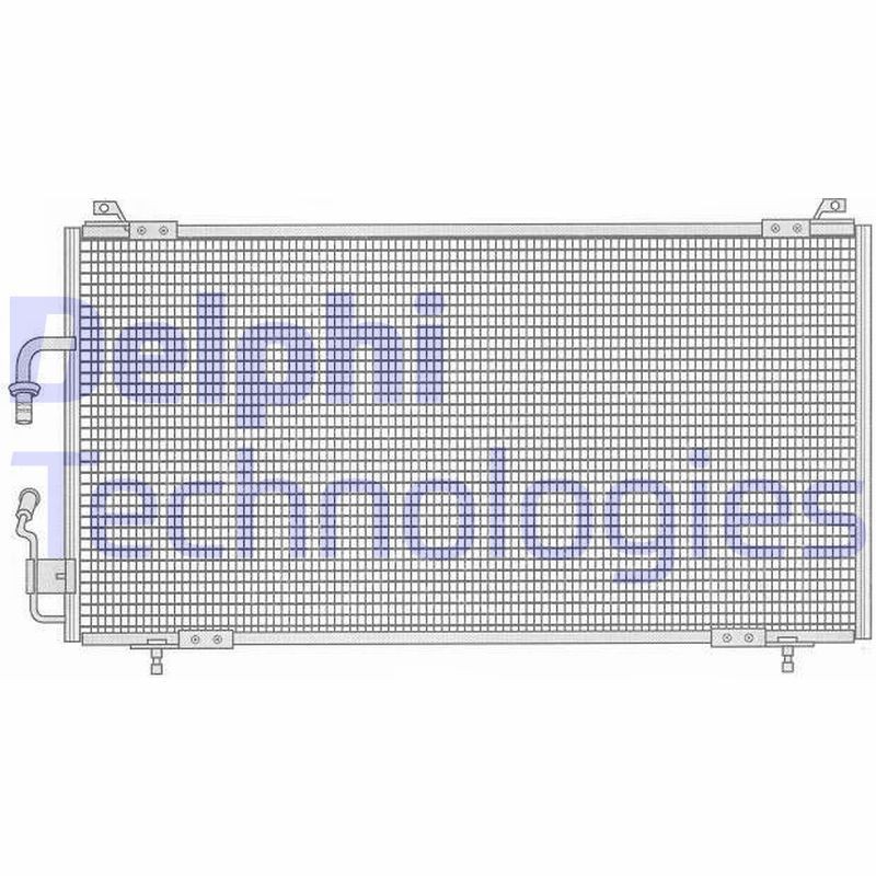 DELPHI Air conditioning condenser Article number: TSP0225130 cheaply