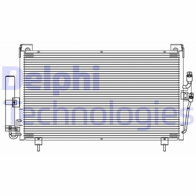 DELPHI Air conditioning condenser Article number: TSP0225614 cheaply