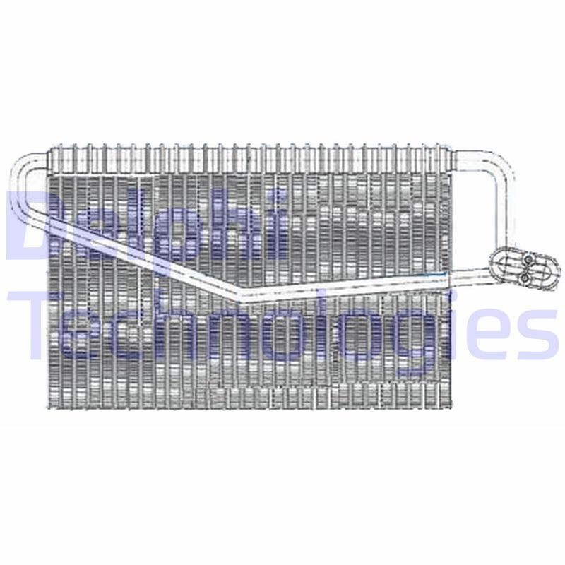 DELPHI Air conditioning evaporator Article number: TSP0525156 cheaply