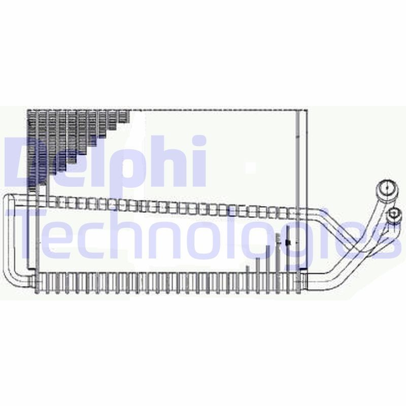 DELPHI Air conditioning evaporator Article number: TSP0525175 cheaply