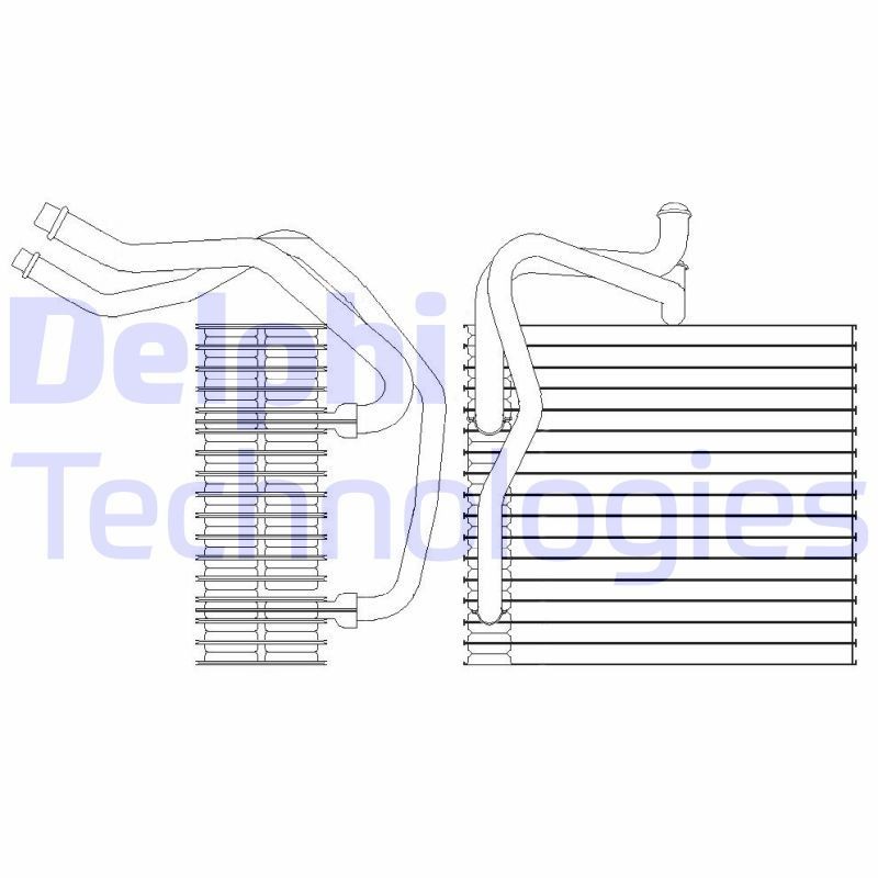 DELPHI Air conditioning evaporator Article number: TSP0525198 cheaply