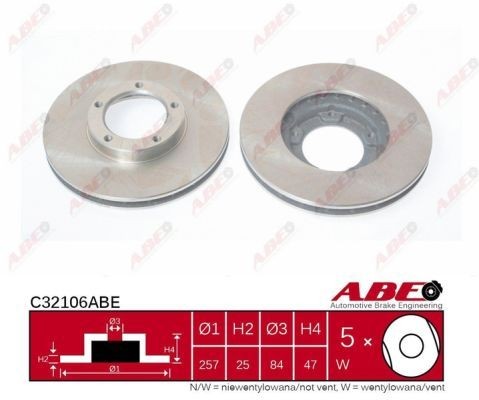 ABE Brake disc Article number: C32106ABE cheaply
