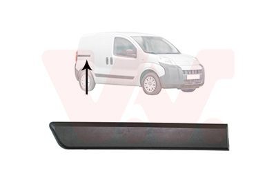VAN WEZEL 0976430 Trim / Protective Strip, sidewall FIORINO 1.3 JTD Multijet 80 PS Diesel