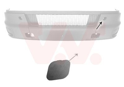 VAN WEZEL Cover, bumper Article number: 2816583 cheaply