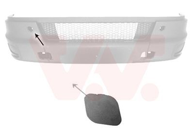 VAN WEZEL Cover, bumper Article number: 2816584 cheaply