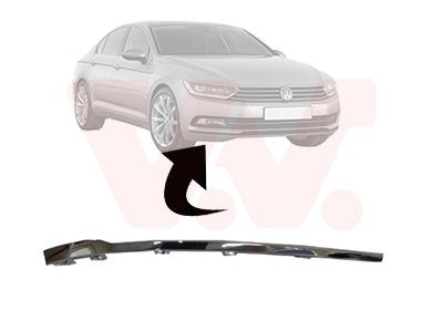 VAN WEZEL 5742584 Bumper moulding PASSAT 1.4 TSI 4motion 150 PS Petrol