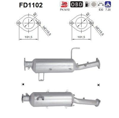 AS Tahmafilter Artikli number: FD1102 soodsalt