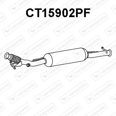 VENEPORTE SCR Catalytic Converter Article number: CT15902PF cheaply