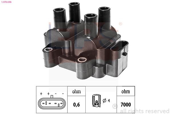 EPS Ignition coil Article number: 1.970.596 cheaply