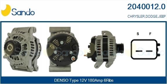 SANDO Ignition coil Article number: SIC89000.0 cheaply