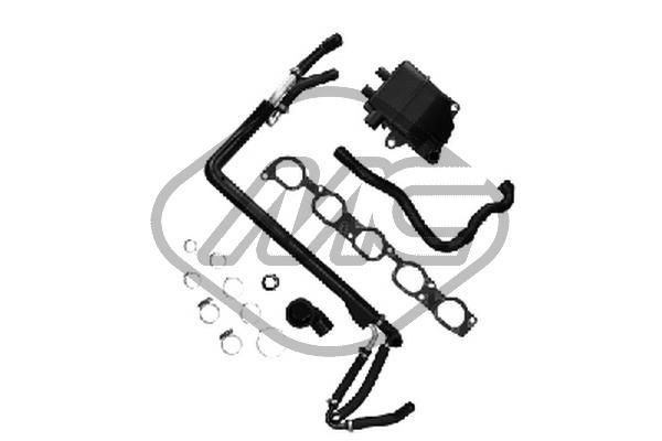 Metalcaucho Slange, krumtaphusventilation Varenummer: 35120 billige