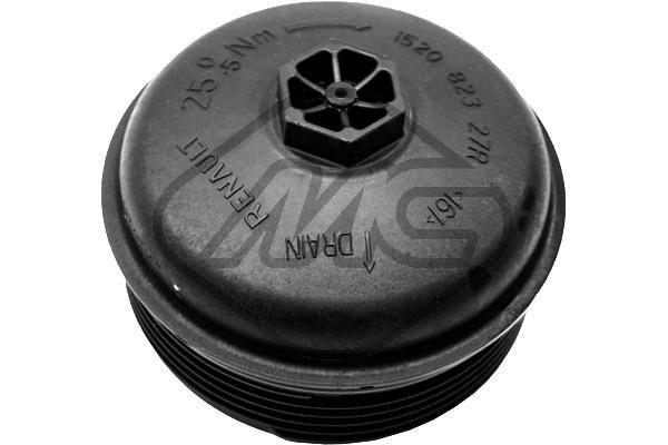 Metalcaucho 38843 Dæksel, oliefilterhus TWINGO 0.9 TCe 90 (BCM9, BCM2) 90 HK Benzin