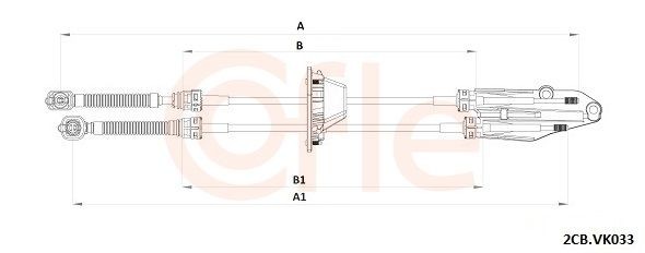 COFLE 92.2CB.VK033 Tross, käigukast CRAFTER 2.0 TDI RWD 122 HP Diisel