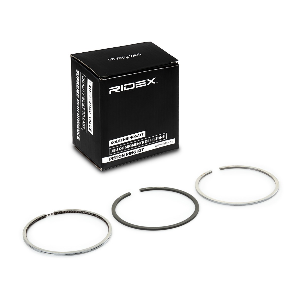 RIDEX Jeu de segments de pistons UGS: 444P0236 à peu de frais