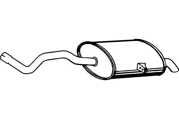 IZAWIT Rear silencer Article number: 26.075 cheaply