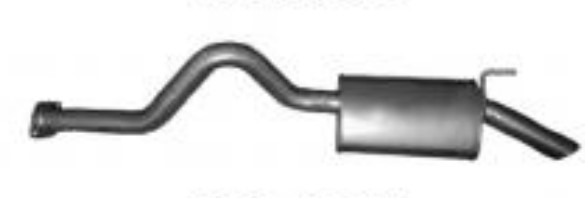 IZAWIT Rear silencer Article number: 32.035 cheaply