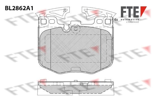 FTE Brake pad set Article number: BL2862A1 cheaply