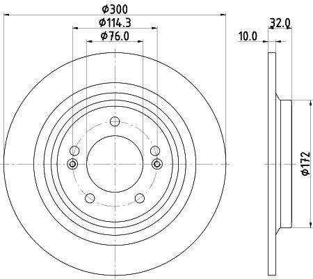 MINTEX Brake disc Article number: MDC3040C cheaply