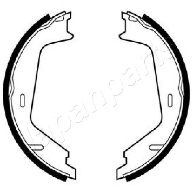 JAPANPARTS Handbrake shoes Article number: GF-0319AF cheaply
