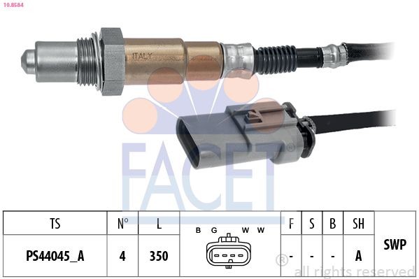 FACET Sonda Lambda număr articol: 10.8584 ieftin