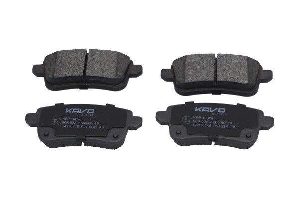 KAVO PARTS Bremseklodser Varenummer: KBP-10026 billige