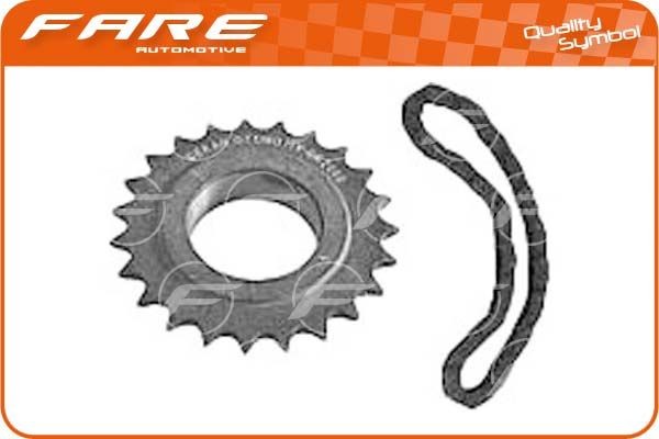 FARE SA 31559 Chain Set, oil pump drive CLIO 1.9 D 64 PS Diesel